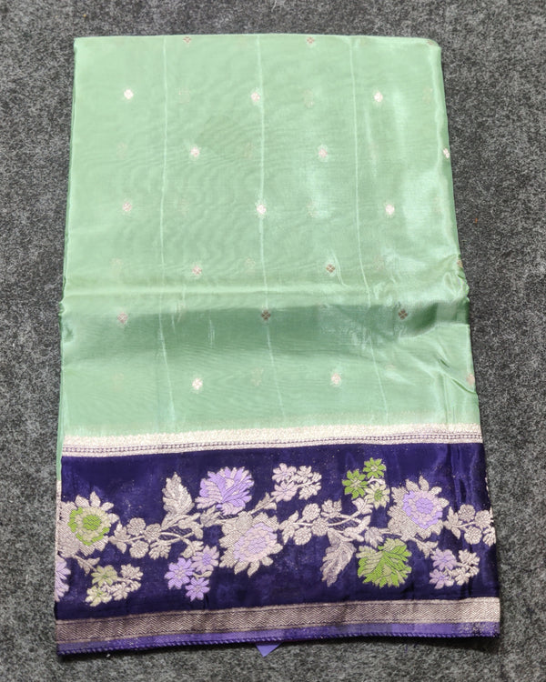 Royal silk meenakari saree -RS09