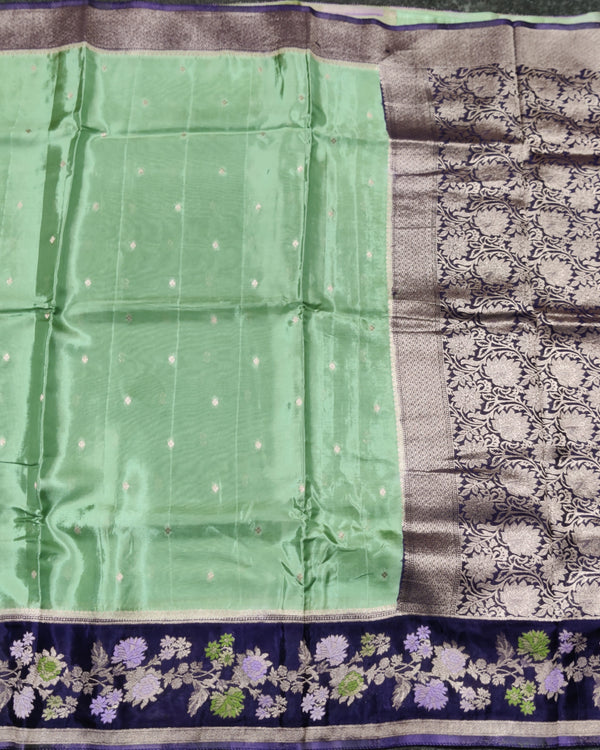 Royal silk meenakari saree -RS09 alternate view