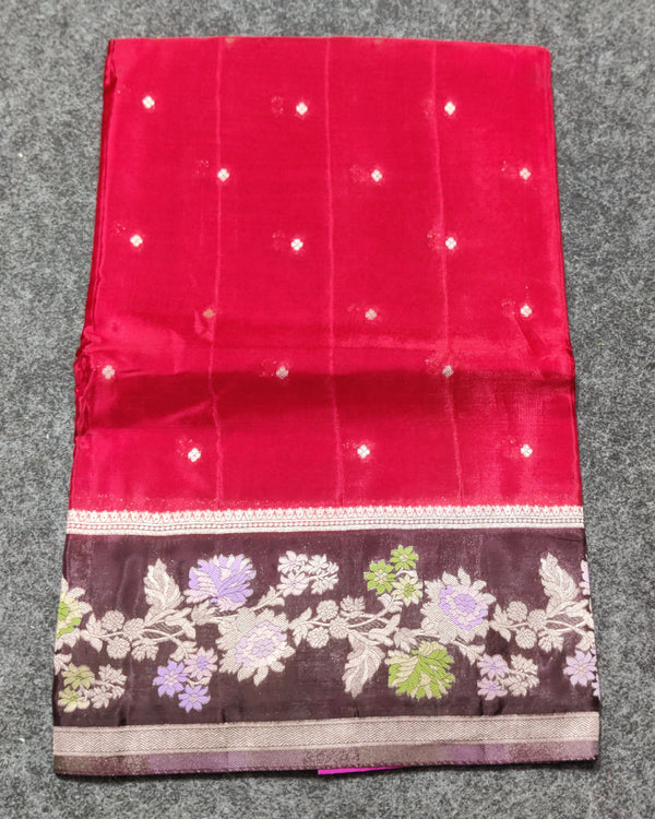 Royal silk meenakari saree -RS08