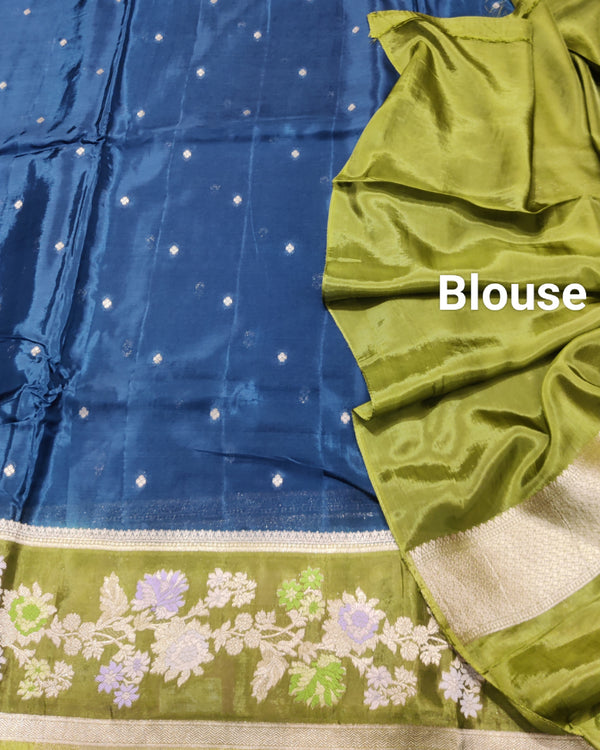Royal silk meenakari saree -RS10 alternate view