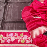 Royal silk meenakari saree -RS06