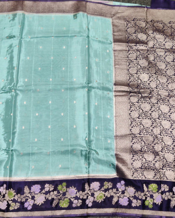 Royal silk meenakari saree -RS04 alternate view