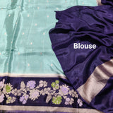 Royal silk meenakari saree -RS04