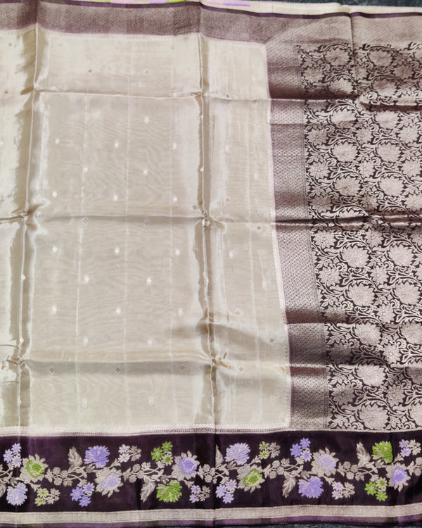Royal silk meenakari saree -RS03 alternate view