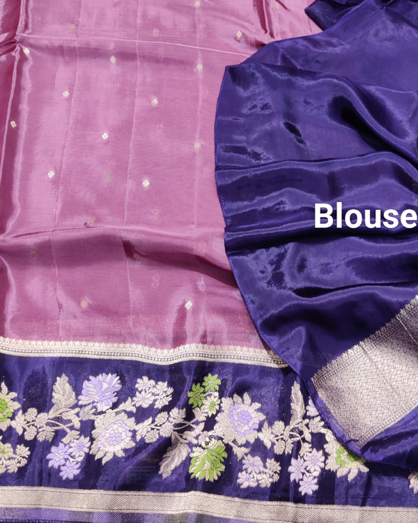 Royal silk meenakari saree -RS11 alternate view