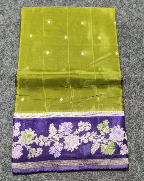 Royal silk meenakari saree -RS07