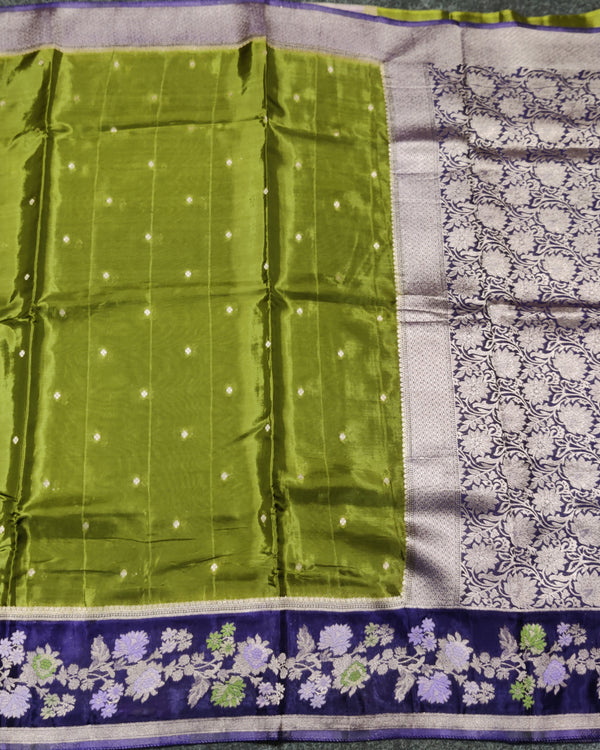 Royal silk meenakari saree -RS07 alternate view