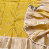 Kanchi Lightweight Pure Silk Small Border Saree – KMP335