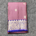 Kanchi Lightweight Pure Silk Small Border Saree – KMP336