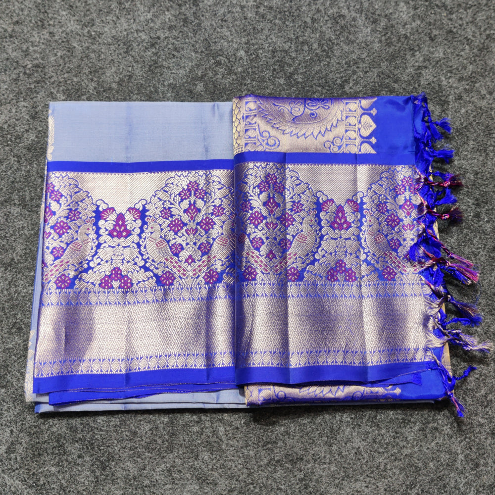 Kanchi Meenakari Handloom Lightweight Pure Silk Saree – KMP333