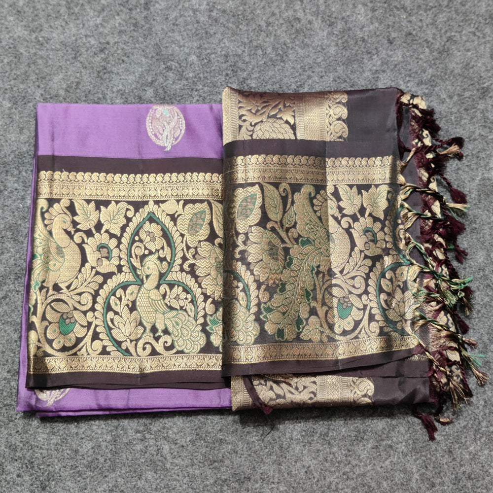 Kanchi Meenakari Handloom Lightweight Pure Silk Saree – KMP325