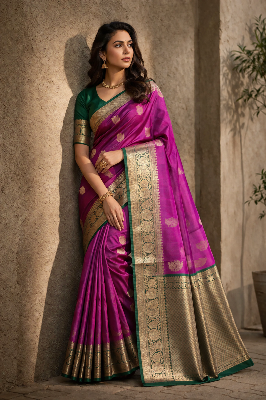 Kanchi Vintage pattu - KMP303
