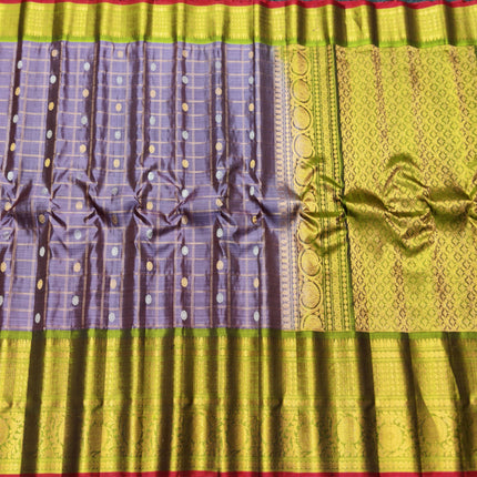 Gadwal Pure silk check Saree - GPS103