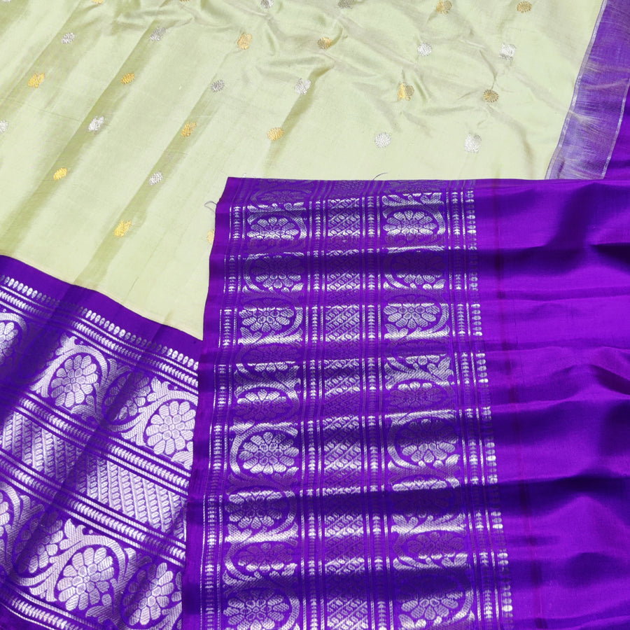 Gadwal Kuttu handloom Pure silk saree - GPS120