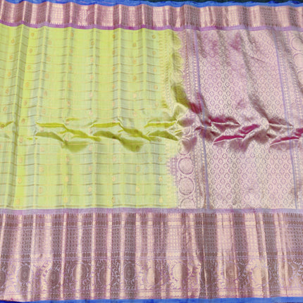 Gadwal Pure silk check Saree - GPS58