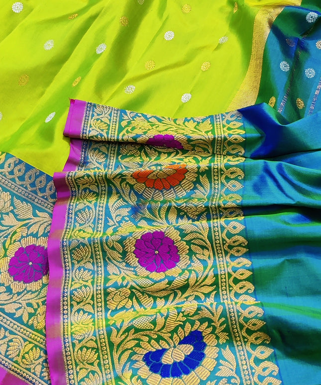 Gadwal Pure Paithani Saree - GPS67