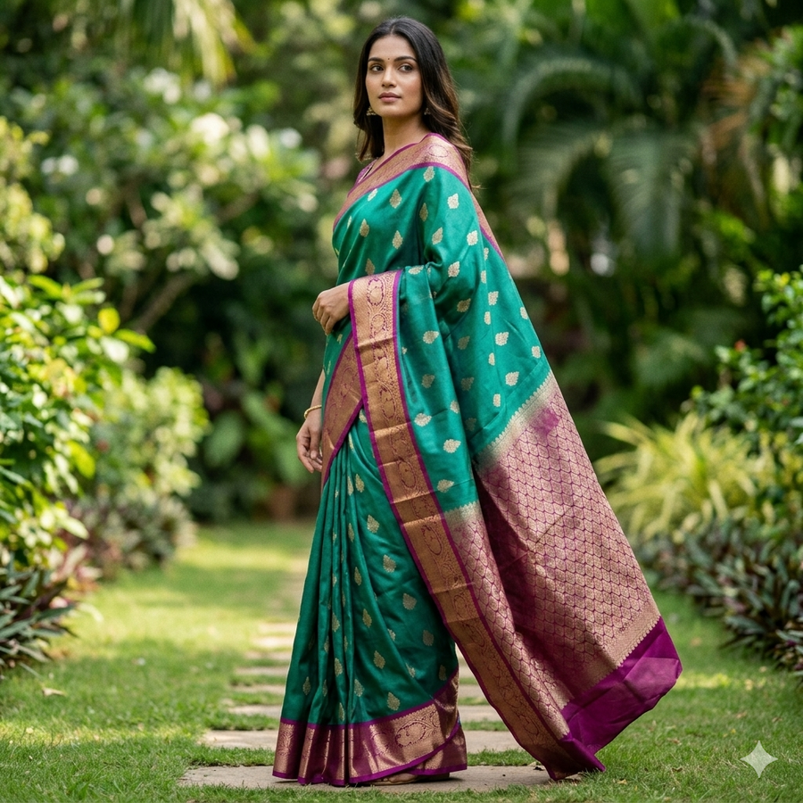 Kanchi Vintage pattu - KMP308