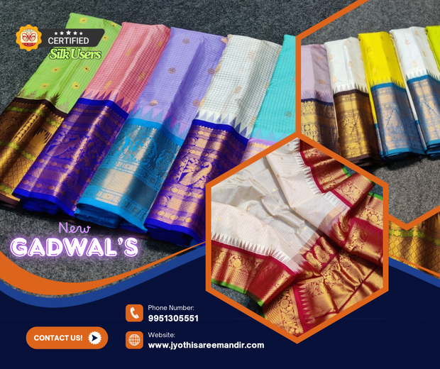 <h2>Gadwal Silk Sarees</h2>