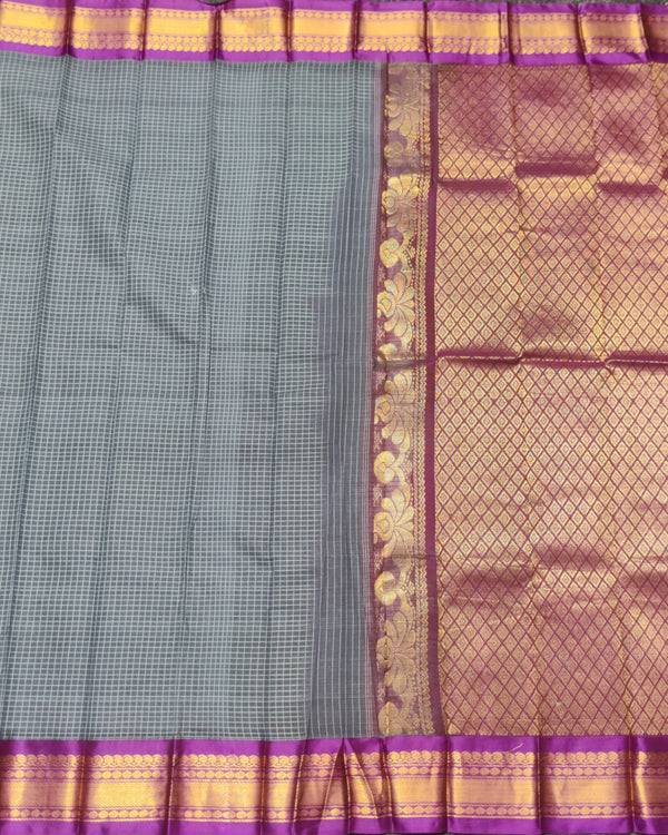 Gadwal cotton check - GC06 alternate view