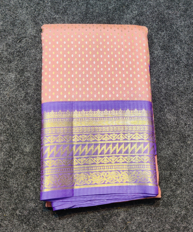 Kanchi pure kuttu border Saree - KMP1300