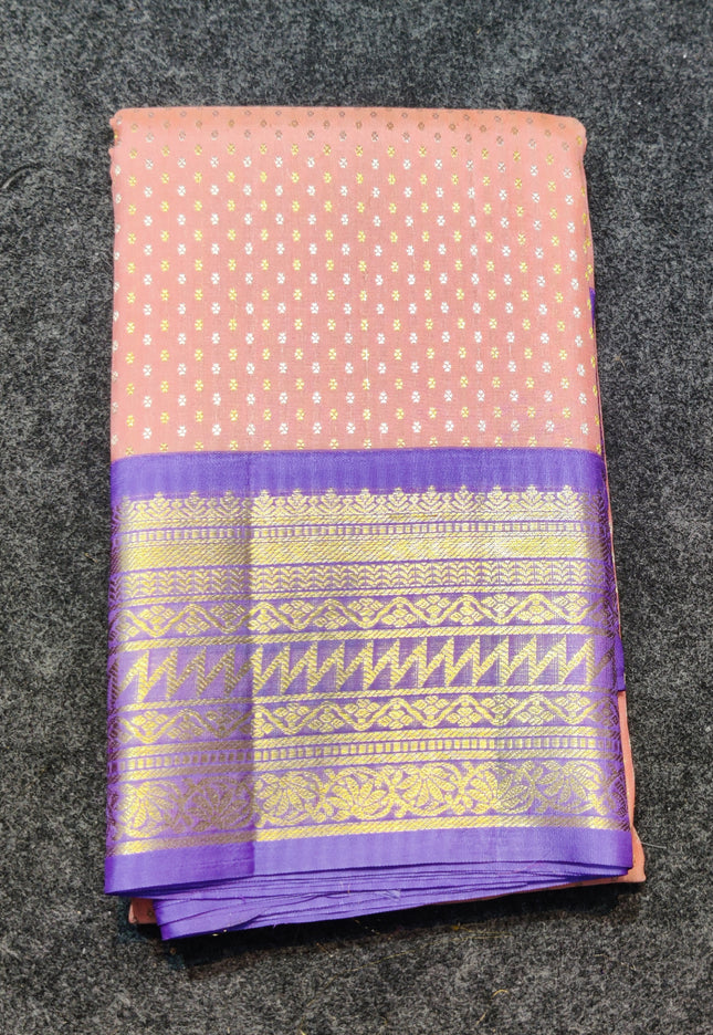 Kanchi pure kuttu border Saree - KMP1300