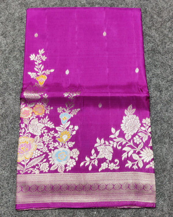Crepe Banaras silk saree -BS08