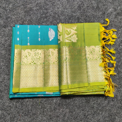 Meenakari kanchi lightweight pattu Saree - KMP3150