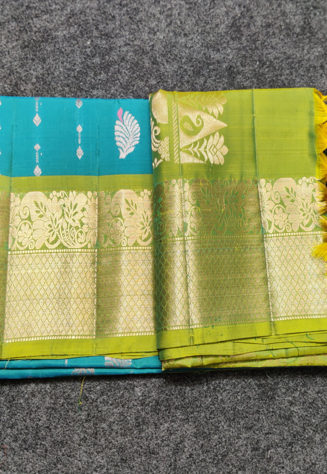Meenakari kanchi lightweight pattu Saree - KMP3150