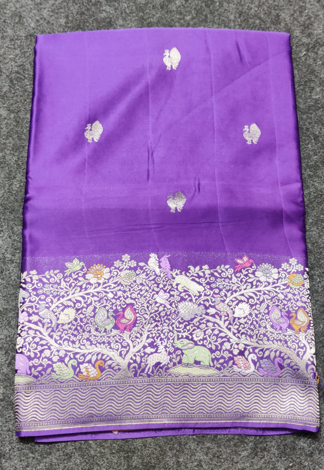 Mashru satin Silk Saree- MS30