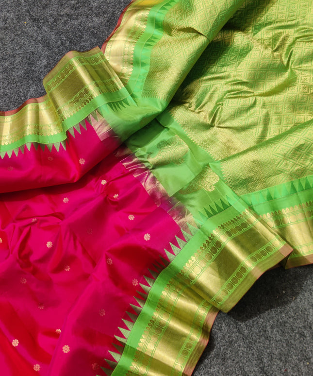 Gadwal Handloom Pure silk saree - GPS173