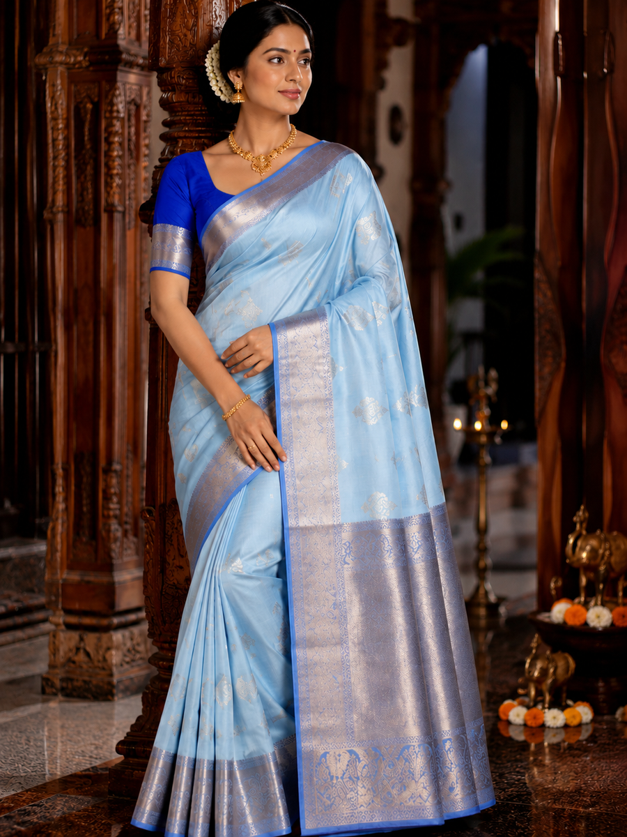 40%Off Kanchi pattu saree - KMP18