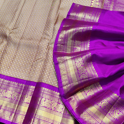 Kanchi pure kuttu border Saree - KMP1296