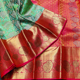 Kanchi Meenakari Brocade Pure handloom Silk Saree - KMP3214