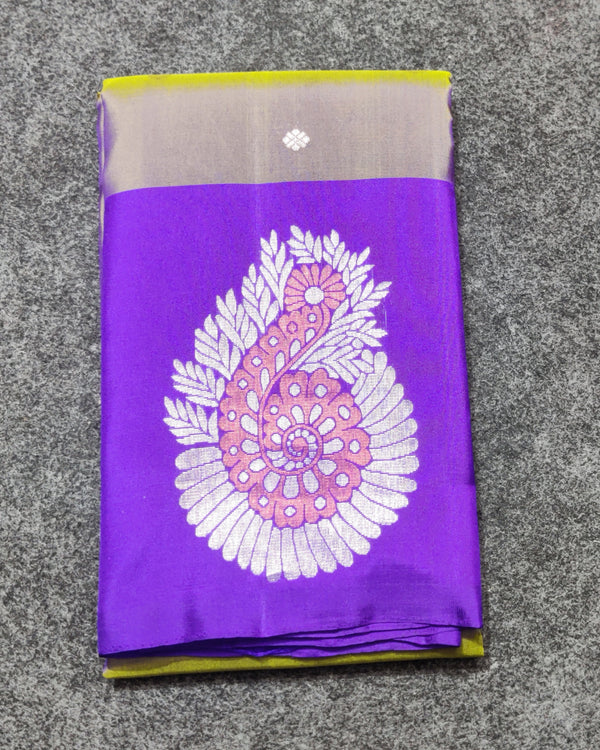 Pure Soft Silk Scurt Border Saree - LWP219