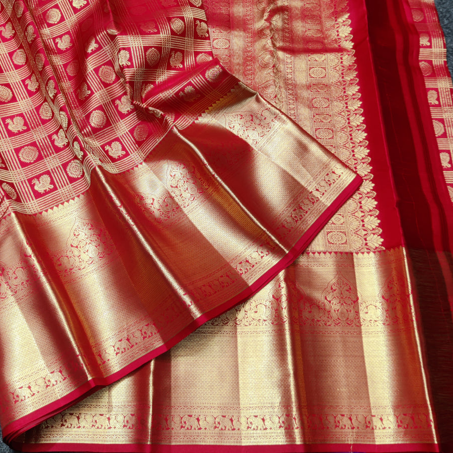 Kanchi Vintage Handloom Pattu Saree - KMP235