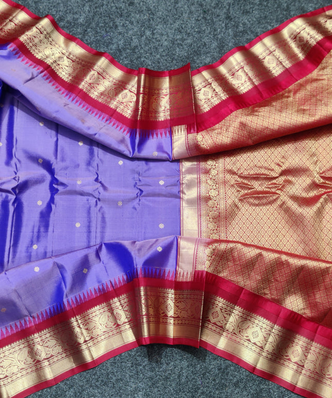 Gadwal Handloom Pure silk saree - GPS158
