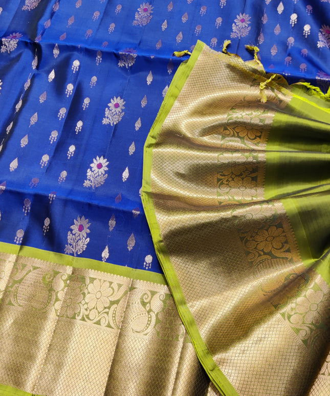 Meenakari kanchi lightweight pattu Saree - KMP302