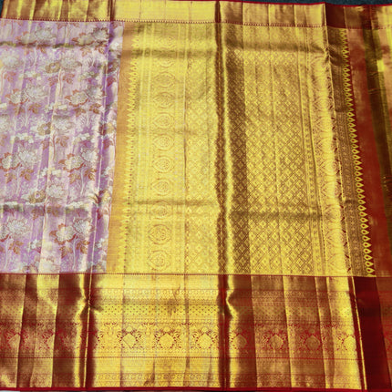 Kanchi Meenakari Brocade Pure handloom Silk Saree - KMP1788