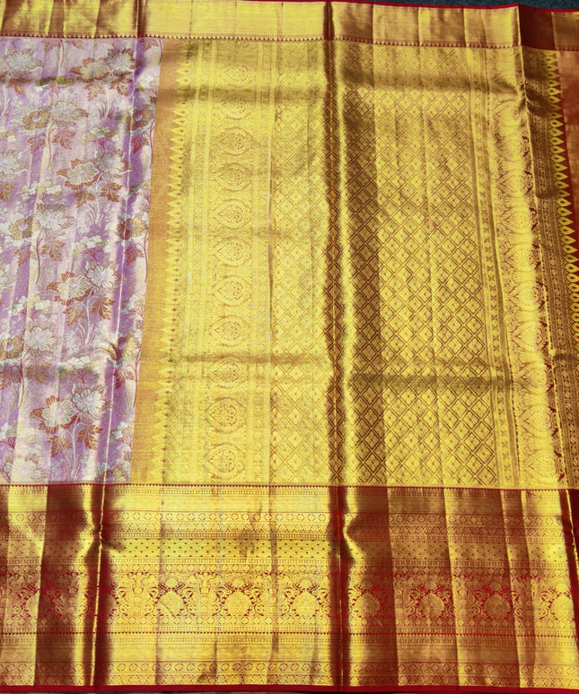 Kanchi Meenakari Brocade Pure handloom Silk Saree - KMP1788