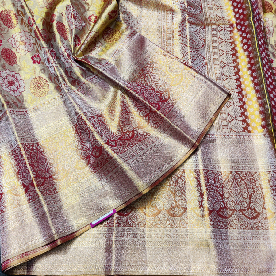 Kanchi Pattu Wedding Saree 50% Off -KMP207