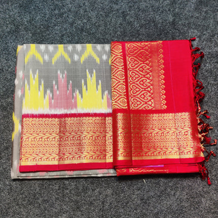 Ikkath Pure Silk Pattu Saree- IKT59