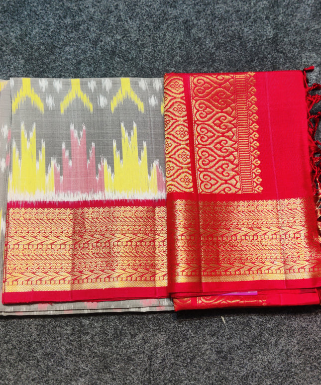 Ikkath Pure Silk Pattu Saree- IKT59