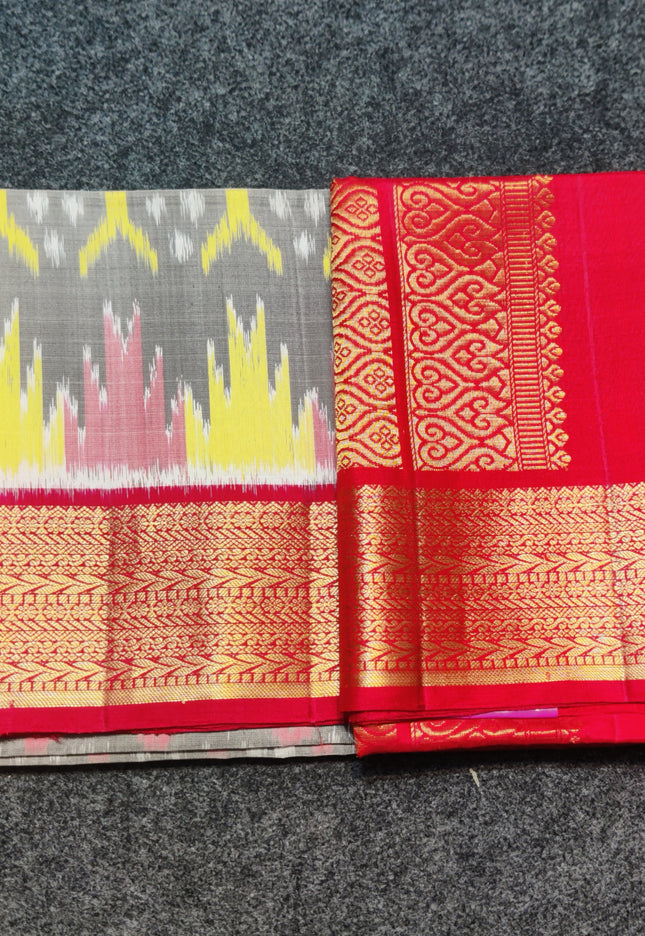 Ikkath Pure Silk Pattu Saree- IKT59