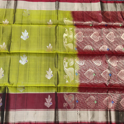 Lightweight pattu Scurt Border Saree - LWP88