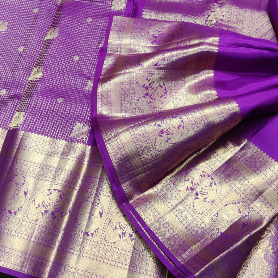 Kanchi Vintage Handloom Pattu Saree - KMP236