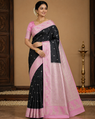 Jute Silk Saree- J06