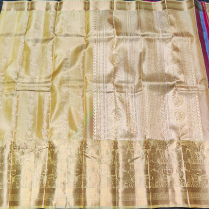 Kanchi pattu pure silk Saree - KMP1274