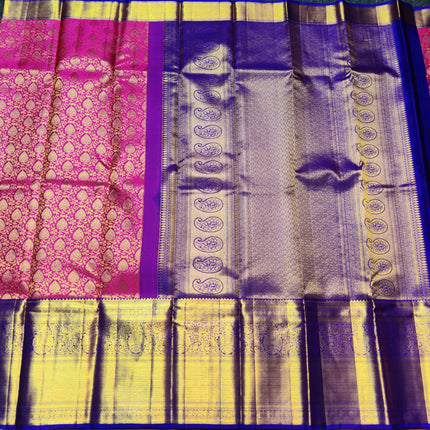 Kanchi Meenakari Brocade Pure handloom Silk Saree - KMP1994