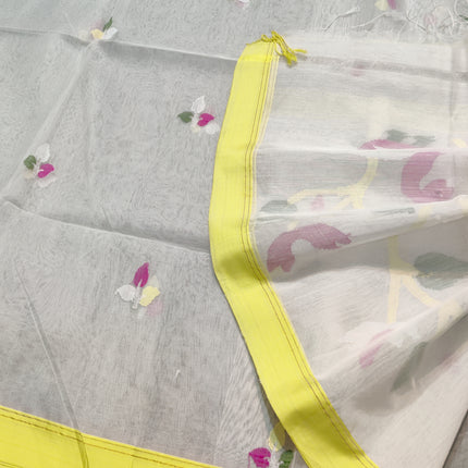Jamdani handloom pure silk - JM03