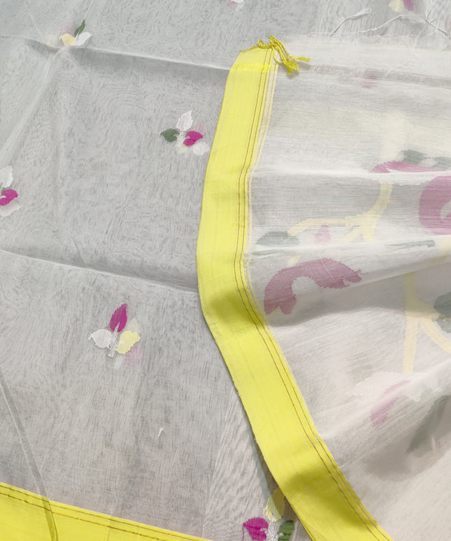 Jamdani handloom pure silk - JM03